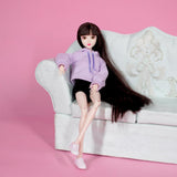 Maxbell 1/6 BJD Plastic Slip-on Leisure Shoes Flats for Dolls Dress Up Accs