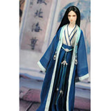 Maxbell 1:6 Men Antiquity Clothes Set Blue for HT Doll Action Accessories Parts