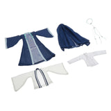 Maxbell 1:6 Men Antiquity Clothes Set Blue for HT Doll Action Accessories Parts