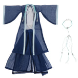 Maxbell 1:6 Men Antiquity Clothes Set Blue for HT Doll Action Accessories Parts