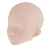 Maxbell 1/6 BJD Dolls Head Mold without Eyes Make up DIY Dolls Body Parts Supplies