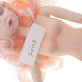 Maxbell 36cm Ball Jointed Girl Doll Nude Body DIY Parts White Skin With Hair B-2