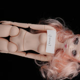 Maxbell 36cm Ball Jointed Girl Doll Nude Body DIY Parts White Skin With Hair B-3