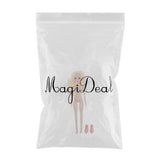 Maxbell 36cm Ball Jointed Girl Doll Nude Body DIY Parts White Skin With Hair B-7