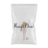 Maxbell 36cm Ball Jointed Girl Doll Nude Body DIY Parts White Skin With Hair B-8