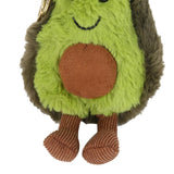 Maxbell Cute Avocado Doll Keychain Plush Backbag Pendant Green