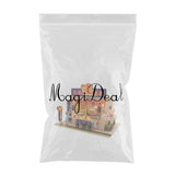 Maxbell Handicraft DIY Mini Doll House Hand-assembled Model Cottage No Dust Cover