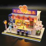 Maxbell Handicraft DIY Mini Doll House Hand-assembled Model Cottage No Dust Cover
