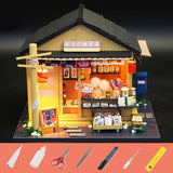 Maxbell DIY Assembly Miniature Doll House Model Japanese Style No Dust Cover