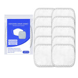 10pcs Non Woven Mask Filter Sheet Face Mask Gasket Filter Dustproof