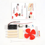Maxbell Kids DIY STEM Toy Wooden Science Experiment Kits Fan