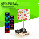 Maxbell Kids DIY STEM Toy Wooden Science Experiment Kits Desk Lamp