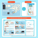 Maxbell Kids DIY STEM Toy Wooden Science Experiment Kits Spider Robot