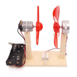 Maxbell Kids DIY STEM Toy Wooden Science Experiment Kits Wind Turbine