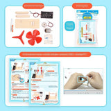 Maxbell Kids DIY STEM Toy Wooden Science Experiment Kits Wind Turbine