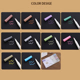 Maxbell 10 Colour Metal Paint Pen Pearlescent Colour Marker Pen Graffiti Marker Pen