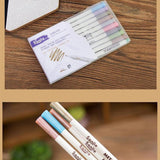 Maxbell 10 Colour Metal Paint Pen Pearlescent Colour Marker Pen Graffiti Marker Pen