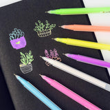 Maxbell 9x/Set Color Hook Pen Color Ultra-Fine DIY Note Pen Set Marking Pen Marker