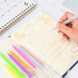 Maxbell 9x/Set Color Hook Pen Color Ultra-Fine DIY Note Pen Set Marking Pen Marker