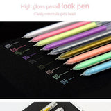 Maxbell 9x/Set Color Hook Pen Color Ultra-Fine DIY Note Pen Set Marking Pen Marker