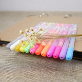 Maxbell 12 Colors in 1 Pen Gel for Office Students Stationery Ink Pen Chalk Gift