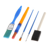 Maxbell Kids Art Drawing Brushes Sponge Painting Brush Tool Set Finger Paints Toy