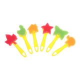 Maxbell Kids Art Drawing Brushes Sponge Painting Brush Tool Set Finger Paints Toy
