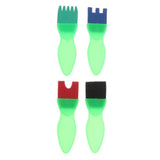 Maxbell Kids Art Drawing Brushes Sponge Painting Brush Tool Set Finger Paints Toy