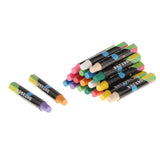 Maxbell 20pcs/box Water Soluble Dust-free Chalk Graffiti Set For Teacher Outdoor Multicolor