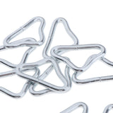 Maxbell 10x Triangle Rings Buckle Loop V-rings for Straps Trampoline Mat Accessories