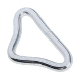 Maxbell 10x Triangle Rings Buckle Loop V-rings for Straps Trampoline Mat Accessories