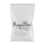Maxbell 10x Triangle Rings Buckle Loop V-rings for Straps Trampoline Mat Accessories