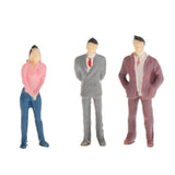 Maxbell 100Pcs Painted People Figures Miniatures for Train Railway Layout 1:50