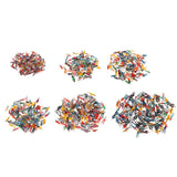 Maxbell 100Pcs Painted People Figures Miniatures for Train Railway Layout 1:50