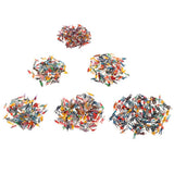Maxbell 100Pcs Painted People Figures Miniatures for Train Railway Layout 1:50