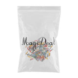 Maxbell 100Pcs Painted People Figures Miniatures for Train Railway Layout 1:100