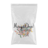 Maxbell 100Pcs Painted People Figures Miniatures for Train Railway Layout 1:200