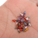Maxbell 100Pcs Painted People Figures Miniatures for Train Railway Layout 1:300