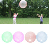 Maxbell Inflatable Bubble Ball Squishy Toy Firm Super Stretch Soft Bubbles  Blue