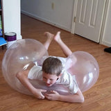 Maxbell Inflatable Bubble Ball Squishy Toy Firm Super Stretch Soft Bubbles  Blue