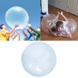 Maxbell Inflatable Bubble Ball Squishy Toy Firm Super Stretch Soft Bubbles  Blue