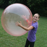 Maxbell Inflatable Bubble Ball Squishy Toy Firm Super Stretch Soft Bubbles  Pink