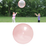 Maxbell Inflatable Bubble Ball Squishy Toy Firm Super Stretch Soft Bubbles  Pink