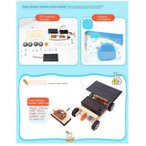 Maxbell DIY Wooden Science Kits Kids Science Experiment Toys solar car