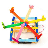 Maxbell DIY Wooden Science Kits Kids Science Experiment Toys Carousel