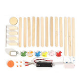 Maxbell DIY Wooden Science Kits Kids Science Experiment Toys Carousel