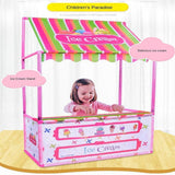 Maxbell Kids Play Tents Outdoor Indoor Playhouse Pretend Play Store Stall Toy Pink