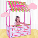 Maxbell Kids Play Tents Outdoor Indoor Playhouse Pretend Play Store Stall Toy Pink