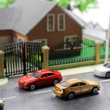 Maxbell 50pcs HO Scale Model Car 1:75 Building Train Scenery NEW