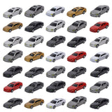 Maxbell 50pcs HO Scale Model Car 1:75 Building Train Scenery NEW